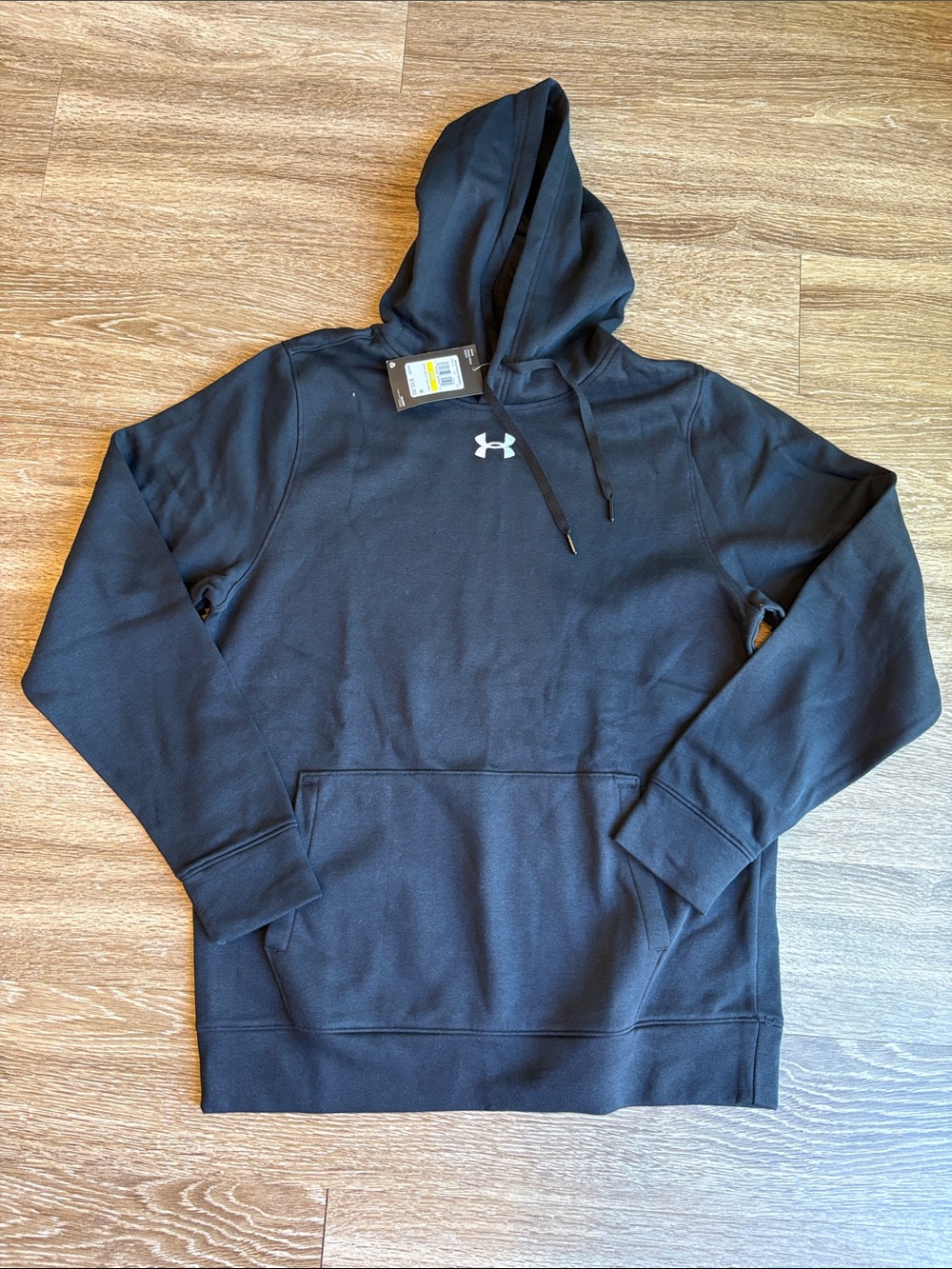 Under Armour Black Pullover Hoodie with Kangaroo Pocket
